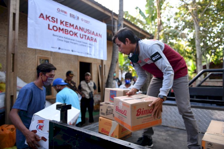 Paket Logistik untuk Kampung Qur'an Dasan Lekong Mulai Didistribusikan