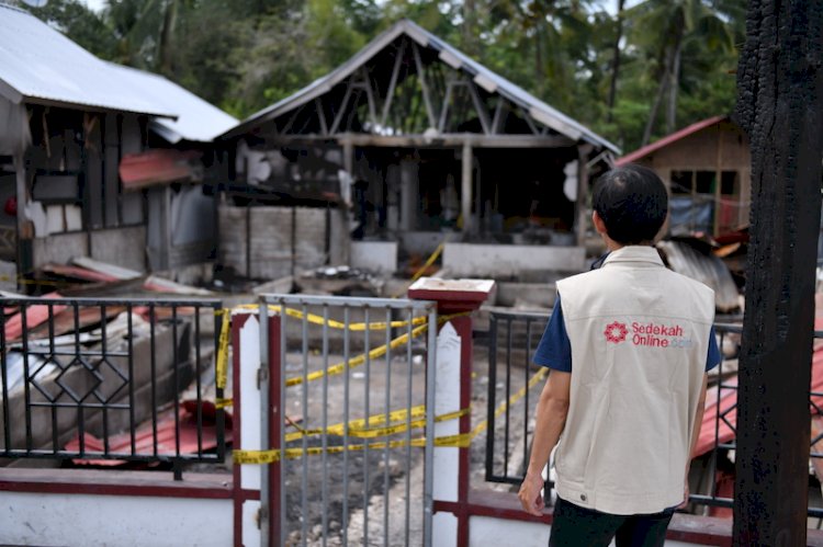 Kebakaran Kampung Qur'an Dasan Lekong, Rudi Kehilangan Rumah dan Harta Benda