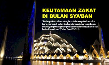 Keutamaan Zakat di Bulan Sya'ban
