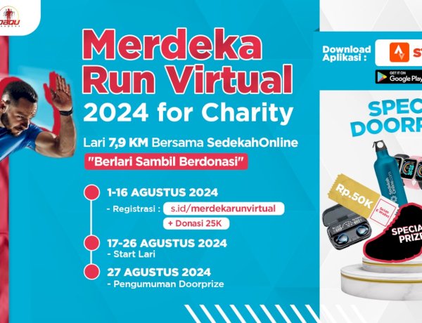 Merdeka Run Virtual, Ikhtiar Bersama Bantu Kesembuhan Haidar