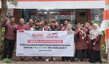 SedekahOnline Melalui PPPA Daarul Quran, Salurkan Bantuan Gelombang V untuk Palestina
