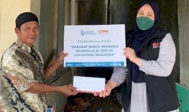 SedekahOnline Bersama PPPA Daqu Makassar Bantu Renovasi Musholla Al Ikhlas Langkeang